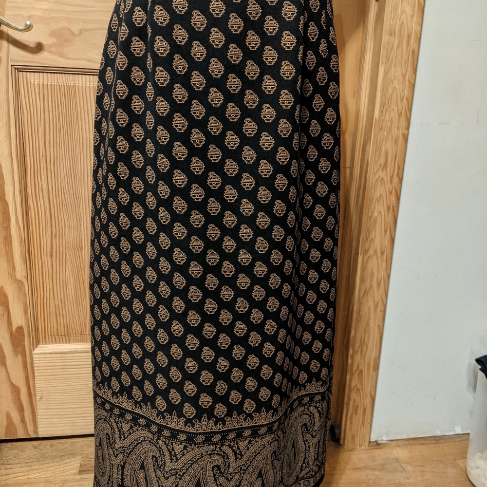 Vintage, BRIGGS New York, Maxi Skirt, Ladies Size 12 RUNS SMALL. 30" WAIST